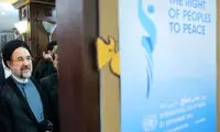 عکس: «سید محمد خاتمی» در موزه صلح