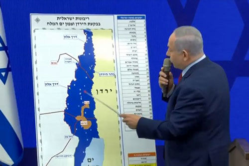 نتانیاهو وعده الحاق کرانه باختری را اعلام کرد