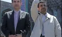تصاویر:احمدی‌نژاد پرچمش را به مشایی داد
