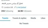 تلخ و کوتاه؛ علی علیزاده از توئیتر رفت!