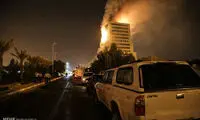 عکس: آتش سوزی در «پارس جنوبی»