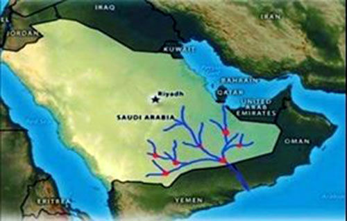 طرح عربستان برای دور زدن تنگه هرمز