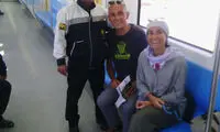 اولين مسافران مترو از فرودگاه امام (ره)