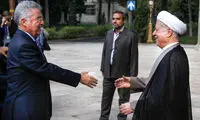 عکس: استقبال گرم هاشمی از «فیشر»