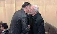 برخورد گرم علی دایی و دادکان در مجلس‌ ختم