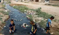 تلخ‌ترین عکس از وضعیت کوچه‌های اهواز