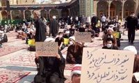 درخواست اخراج سفیر فرانسه از ایران در تجمع قم