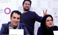 عکس: شوخی حامد بهداد با باران کوثری