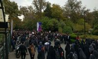 تجمع اعتراضی دانشجویانِ دانشگاه تهران