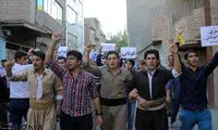 عکس: حمایت مهابادی ها از مردم کوبانی