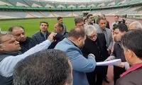 بازدید سرزده وزیر ورزش از ورزشگاه آزادی