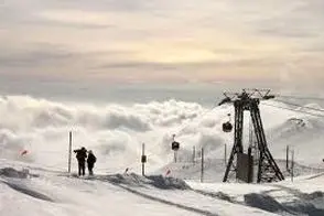 تصویر توجه‌برانگیز از حجم سنگین برف در توچال