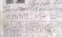 عکس: شناسنامه ناصرخان حجازی