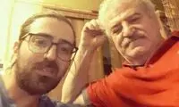 تنها حسرت کاظم هژیرآزاد، پس از درگذشت پسرش