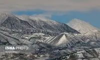 بارش برف و باران در ارتفاعات تهران