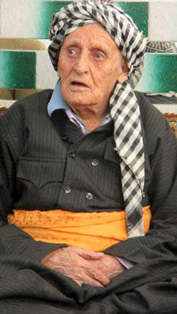 پیرمرد 135 ساله کردستانی سرشماری شد