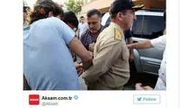 عکس: بازداشت فرمانده کودتا در ترکیه