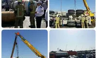 واژگونی میکسر بتن، آزادگان را به هم ریخت