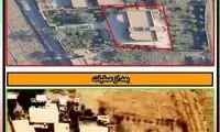 محل اصابت موشک‌های سپاه به مقر تروریست‌ها