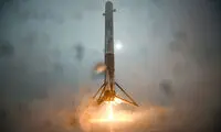 فیلم انفجار موشک فالکن ۹ در لحظه‌‌ی فرود