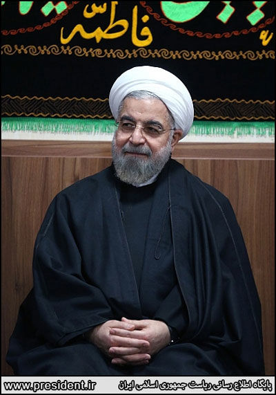 روحانی در عزاداری سالار شهیدان +عکس