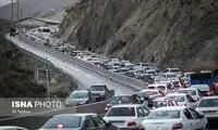 ترافیک در جاده‌های چالوس و هراز