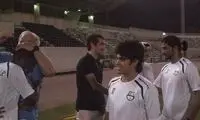 تصاویری از حضور جباری در تمرین الاهلی