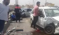 مرگ موتورسوار در حادثه سقوط از پل در اهواز