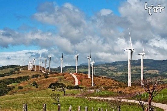 رکورد شکنی کاستاریکا در استفاده از انرژی تجدیدپذیر