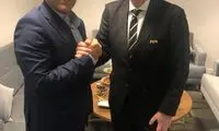 دیدار دوباره اینفانتینو با عزیزی‌خادم در قطر