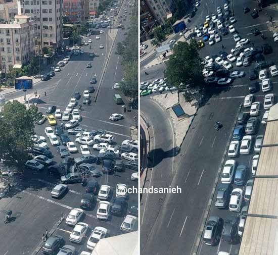 ترافیک سنگین در تهران؛ قطع برق معابر را قفل کرد