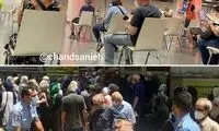دو تصویر متفاوت که در یک روز منتشر شده است
