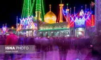 لحظه تحویل سال ۹۸ در حرم حضرت معصومه (س)