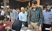 علی ضیا، در کاشان رأی داد