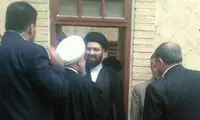 روحانی به خانه سیدعلی خمینی در نجف رفت