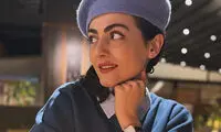 جشن تولد خاصِ خانم بازیگر در فضایی کریسمسی