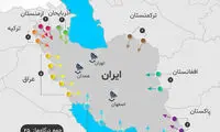 اینفوگرافی؛ درگاه‌های ورودی اینترنت به کشور