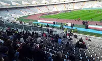 حضور تنها ۳۰۰ تماشاگر پرسپولیس در آزادی!