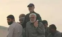 تصویری از حضور سردار در زمان سیل خوزستان