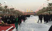 عکس: آماده‌سازی بین الحرمین برای قمه زنی