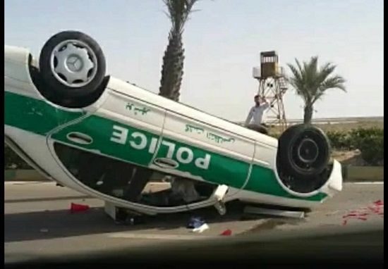 عامل واژگونی خودروی پلیس بوشهر اعلام شد