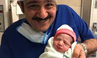 مهران غفوریان پدر شد