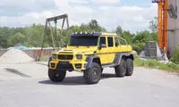 نوازش جادوییِ بنز جی 6X6 به‌دست منصوری
