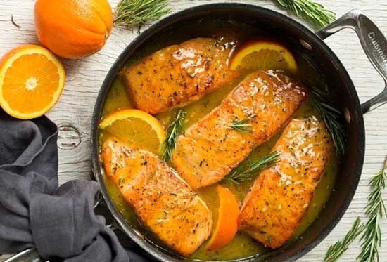 طرز تهیه مرغ پرتقالی با زرشک پلوی زعفرانی