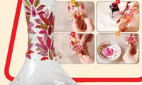 تزئین سفره هفت سین با رنگ ویترای