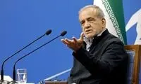 پزشکیان: با زیارت کردن و شعار دادن مشکلات حل نمی‌شود