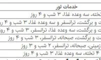 تور ویژه «شهادت امام رضا (ع)» چند؟