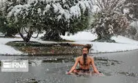 یک تصویر عجیب از تهران برفی امروز