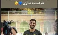 آرزوی سلامتی مهاجم استقلال برای مدافع پرسپولیس