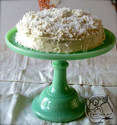 کیک تولد نارگیلیِ خودم پَز!